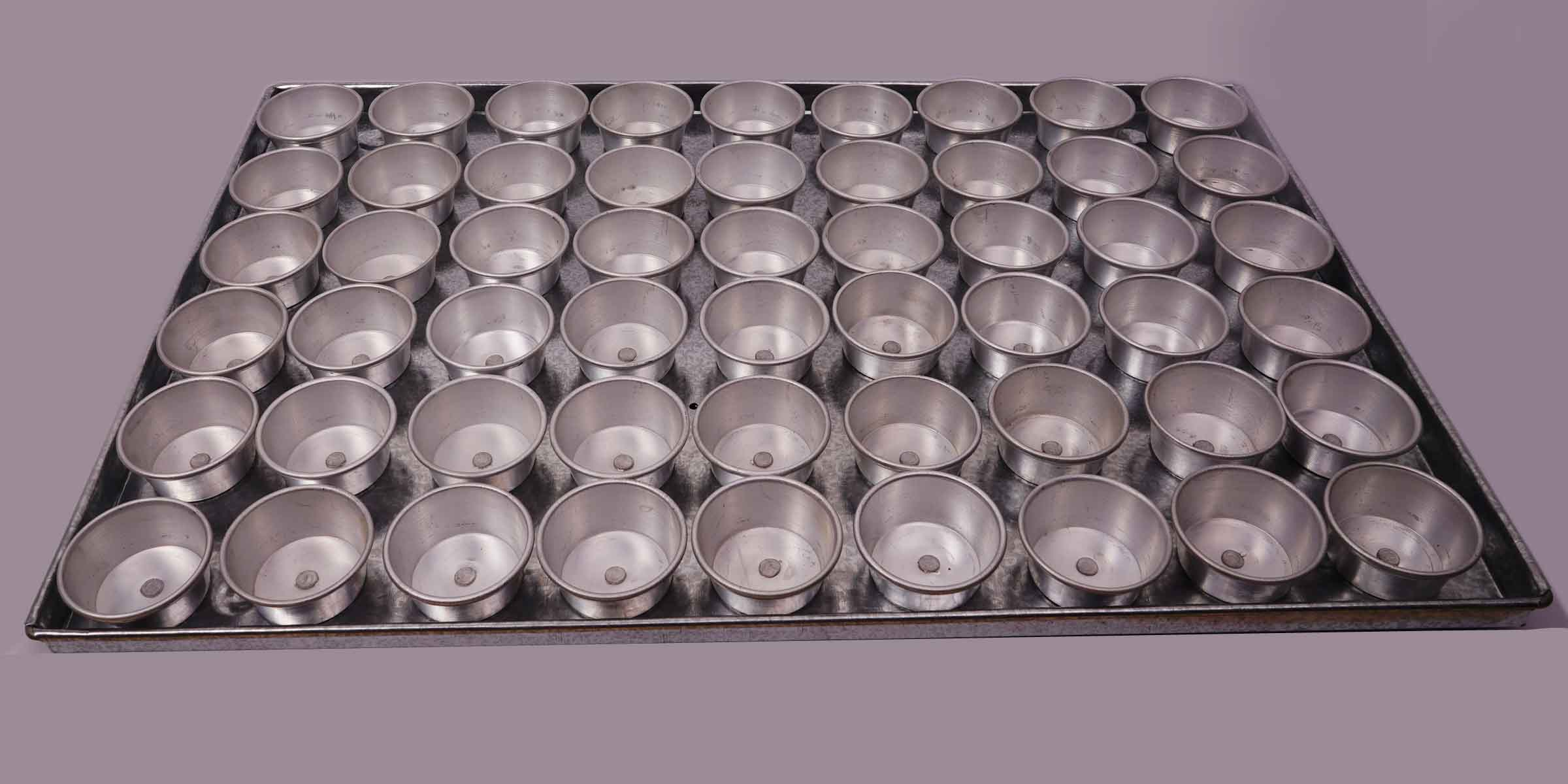Aluminium cupcake mould Tray for 54 Cupcake(No.8) Bakeware